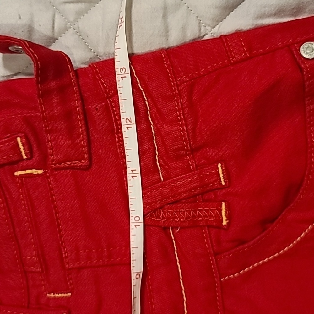 *Rare Find* Sisters point FODA Red high waisted Wide Leg pants XS Y2K - Picture 15 of 16